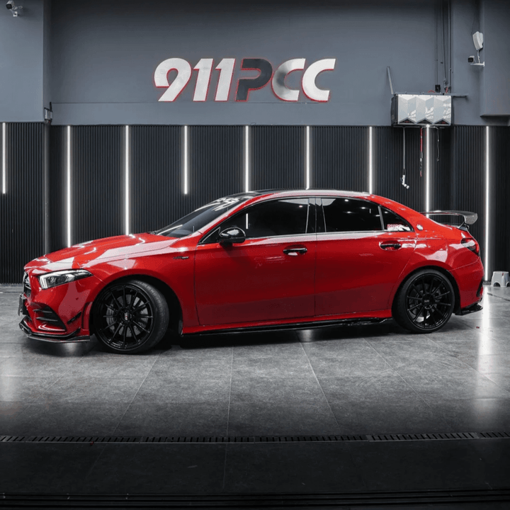 Gloss Metallic Cherry Red Vinyl Wrap