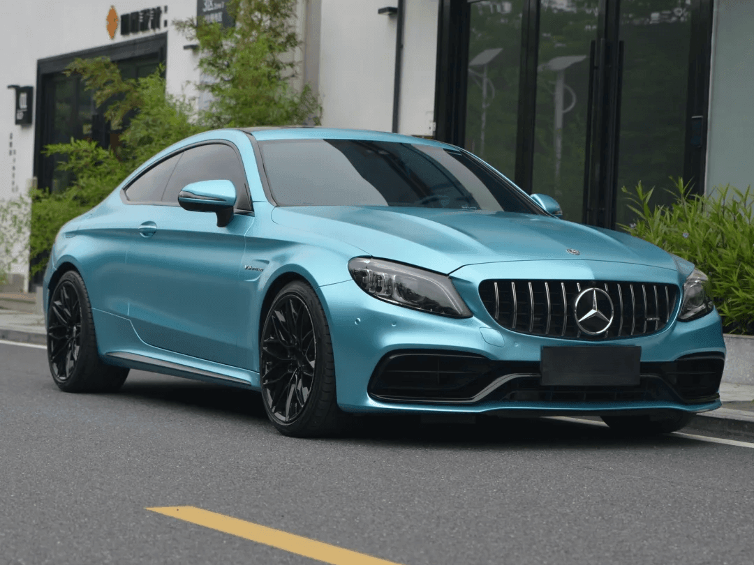 Matte Metallic Lake Blue Vinyl Wrap