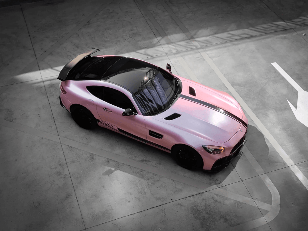 Matte Metallic Pink Vinyl Wrap