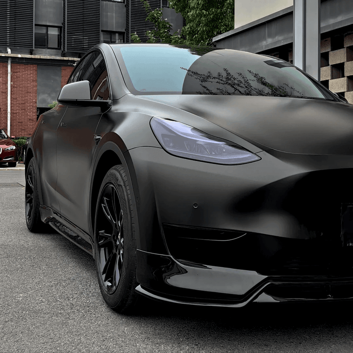Matte Metallic Black Vinyl Wrap