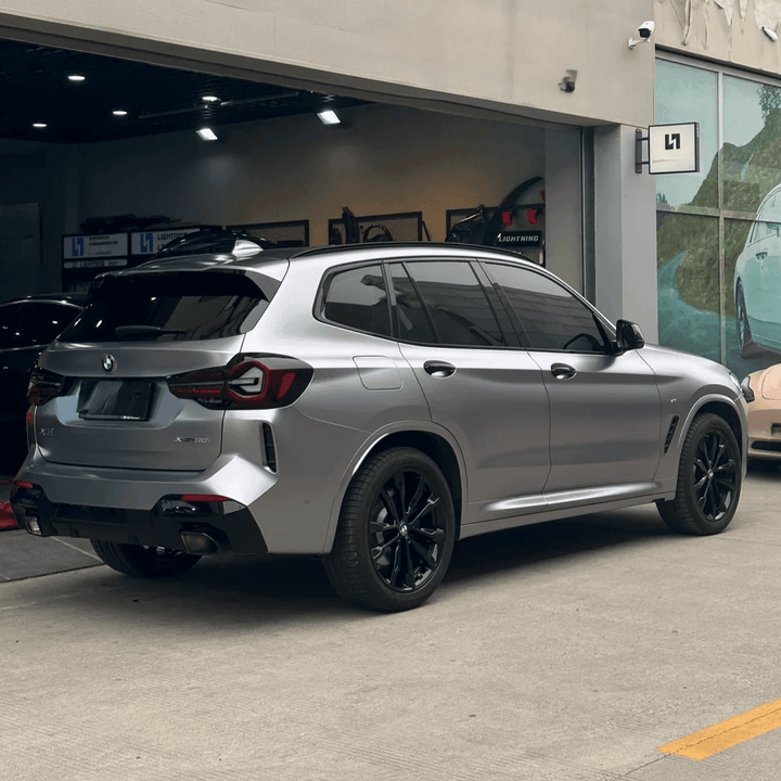 Matte Metallic Gray Aluminum Vinyl Wrap