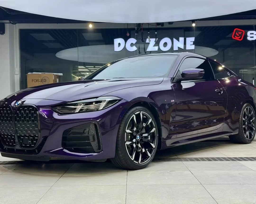 Glossy Metallic Midnight Purple Color PPF