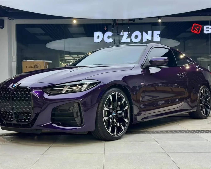 Glossy Metallic Midnight Purple Color PPF