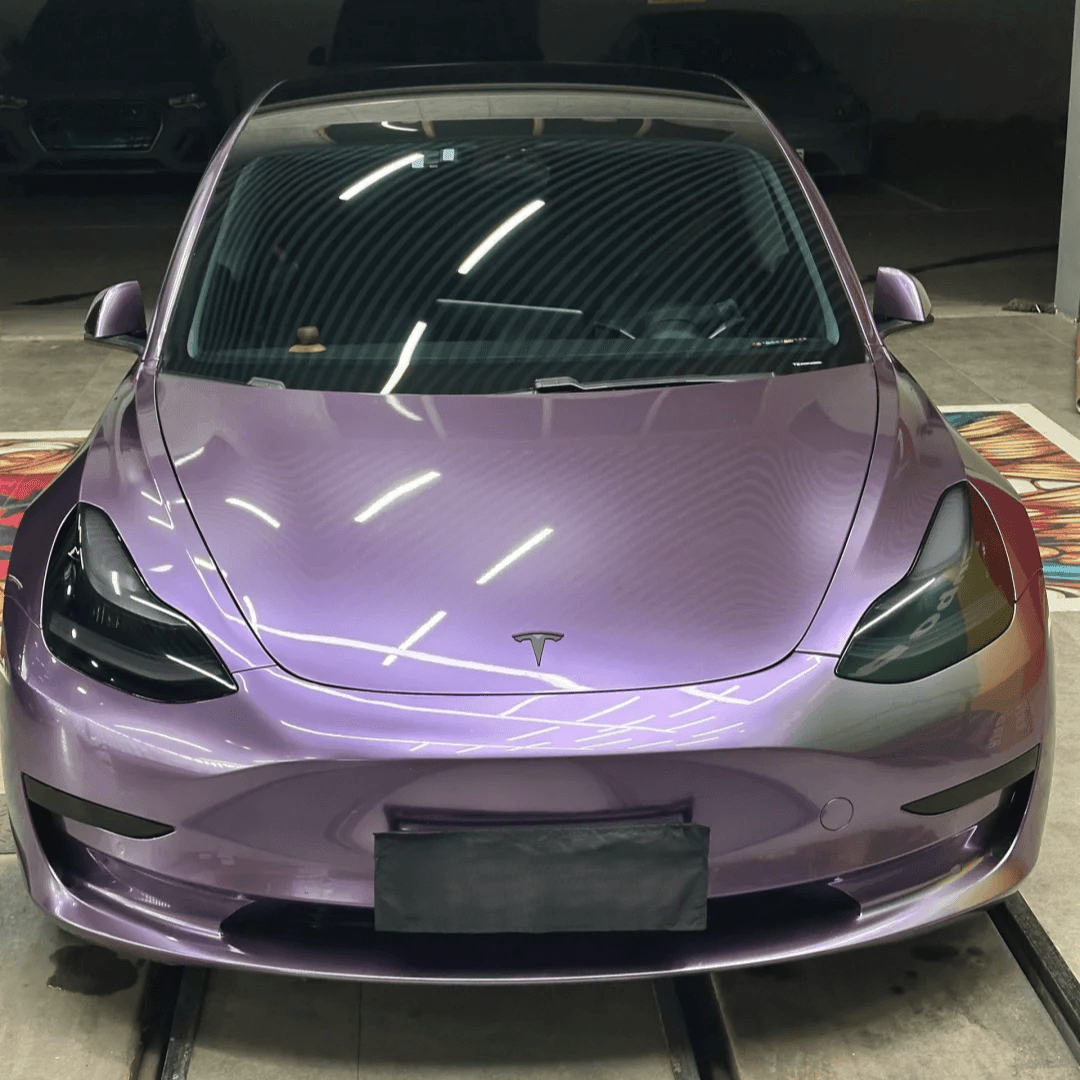 Gloss Metallic Galaxy Purple Vinyl Wrap