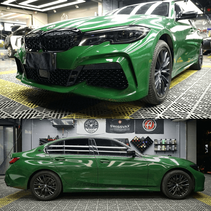 Gloss Crystal Olive Green Vinyl Wrap