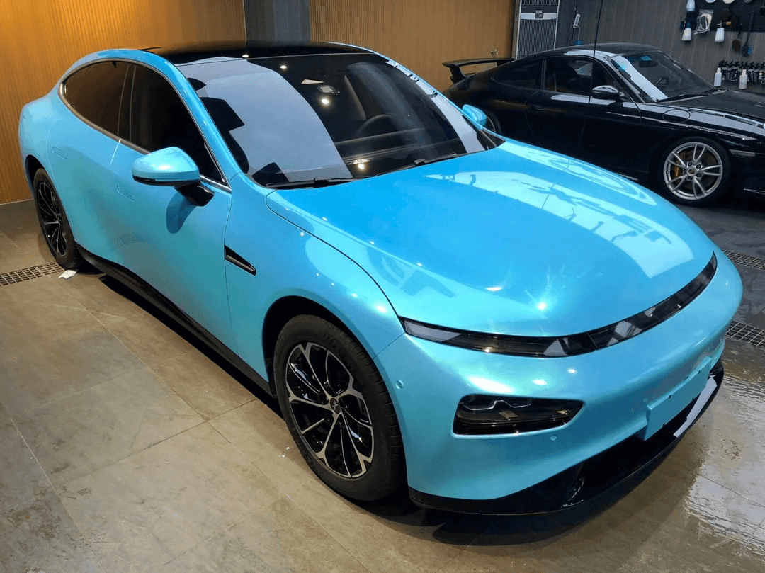 Candy Metallic Sky Blue Vinyl Wrap