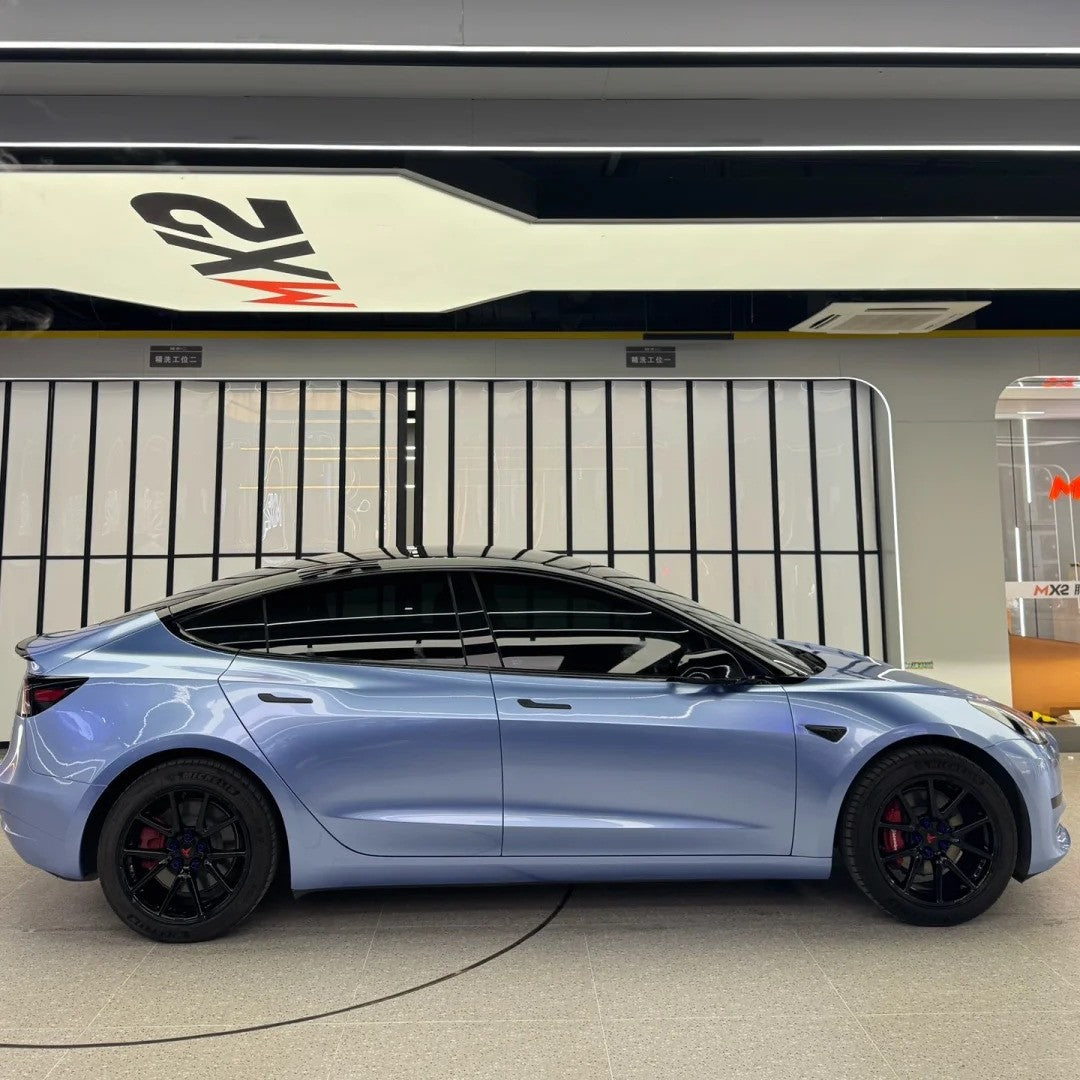 Gloss Metallic Periwinkle Blue Color PPF