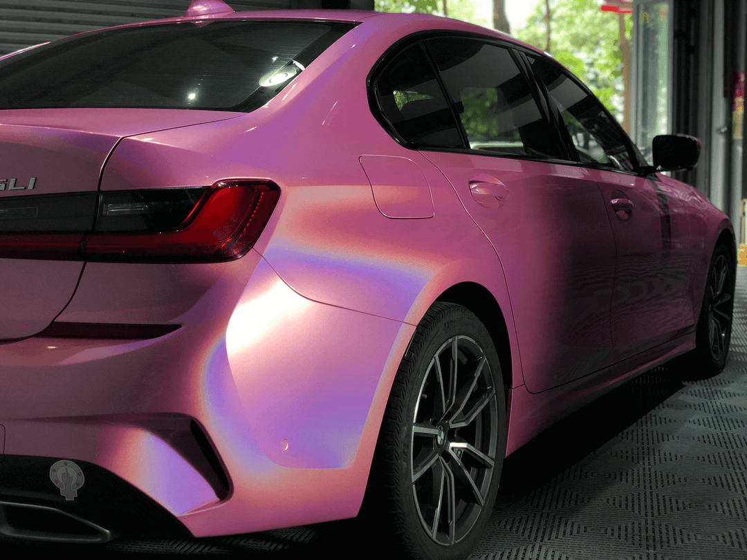 Gloss Laser Flip Pink Vinyl Wrap