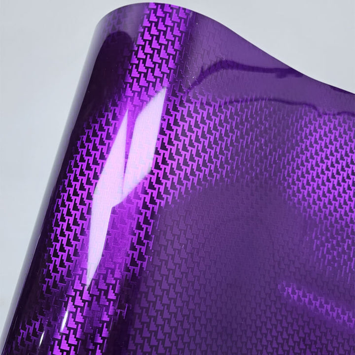 Gloss Purple Aircraft Carbon Fiber Vinyl Wrap