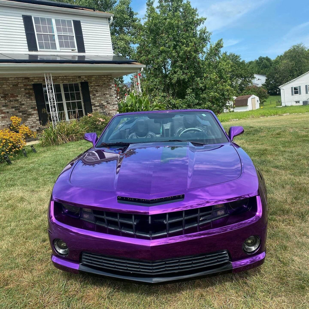 Mirror Chrome Purple Vinyl Wrap