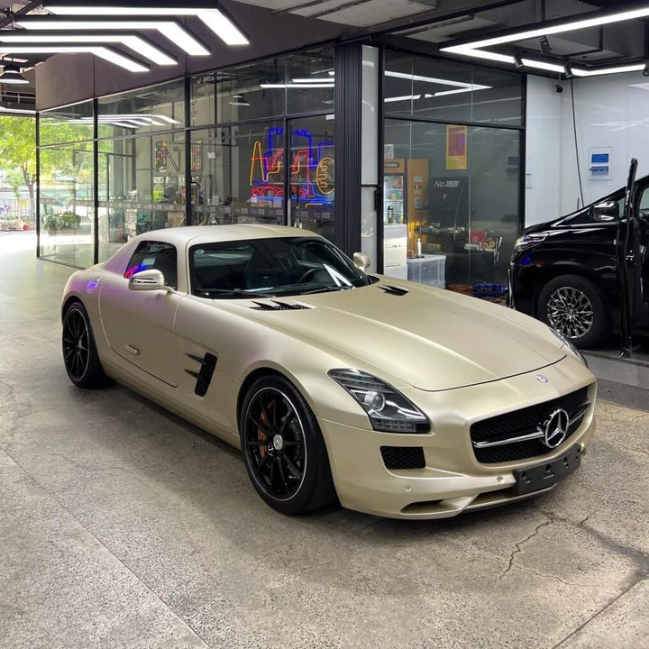 Gloss Metallic Champagne Bronze Color PPF