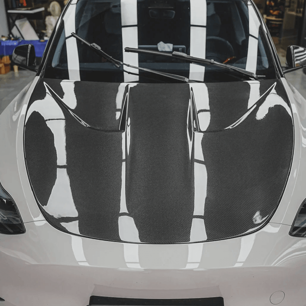 5D Black Carbon Vinyl Wrap