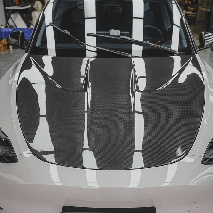 5D Black Carbon Vinyl Wrap
