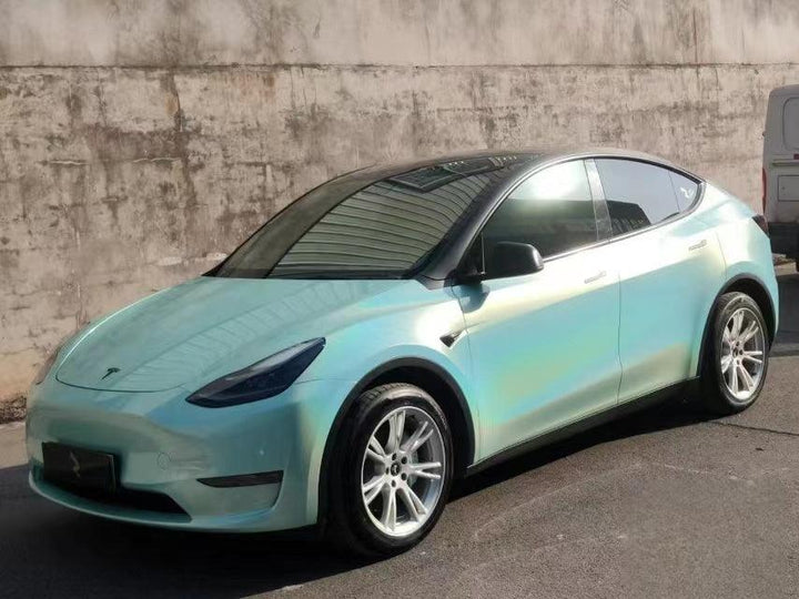 Laser Flip Tiffany Vinyl Wrap