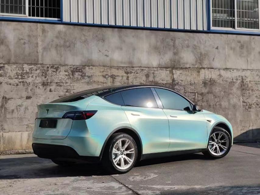 Laser Flip Tiffany Vinyl Wrap